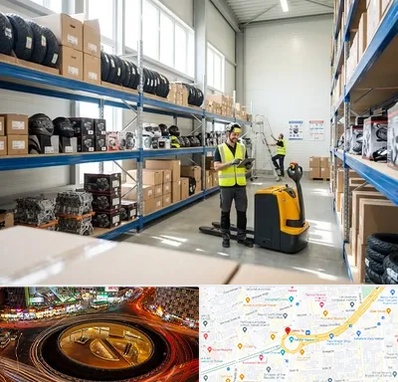 عمده فروشی لوازم موتور سیکلت در میدان ولیعصر 