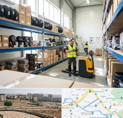 عمده فروشی لوازم موتور سیکلت در کوی وحدت شیراز 