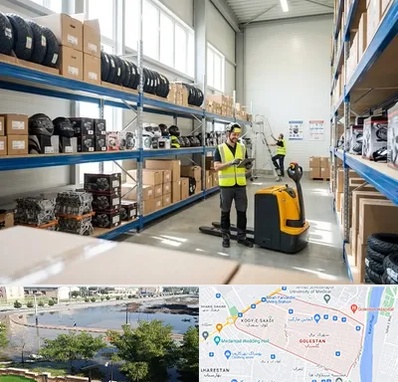 عمده فروشی لوازم موتور سیکلت در گلستان اهواز 