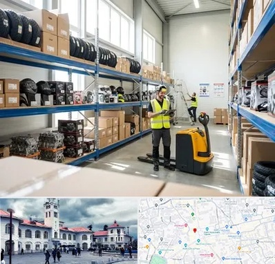 عمده فروشی لوازم موتور سیکلت در میدان شهرداری رشت 