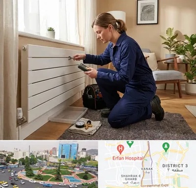 تعمیر شوفاژ در ونک