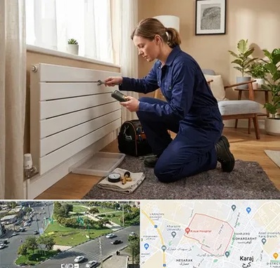 تعمیر شوفاژ در شاهین ویلا کرج 