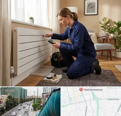 تعمیر شوفاژ در بلوار فرحزادی 