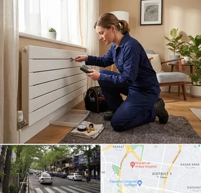 تعمیر شوفاژ در ظفر 