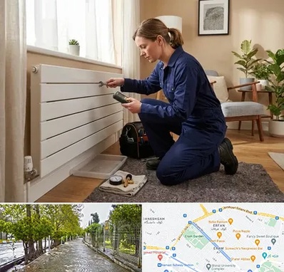 تعمیر شوفاژ در خیابان ارم شیراز 