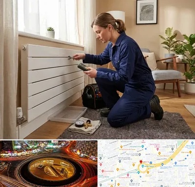 تعمیر شوفاژ در میدان ولیعصر
