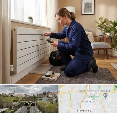 تعمیر شوفاژ در یوسف آباد