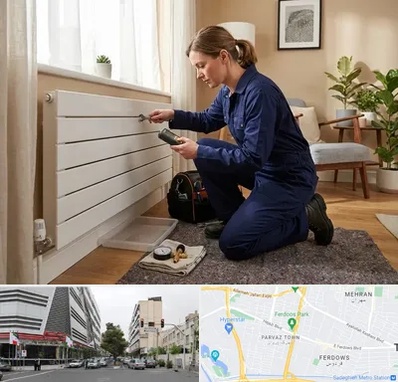 تعمیر شوفاژ در بلوار فردوس 