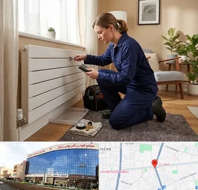تعمیر شوفاژ در نصف راه تبریز