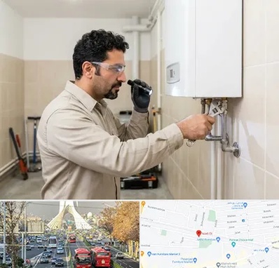 تعمیر آبگرمکن در خیابان آزادی 