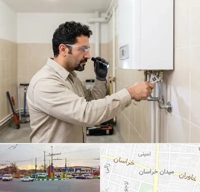 تعمیر آبگرمکن در میدان خراسان