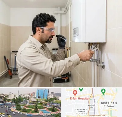 تعمیر آبگرمکن در ونک 