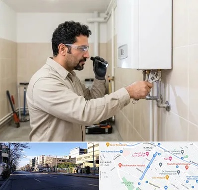 تعمیر آبگرمکن در خیابان ملاصدرا شیراز 