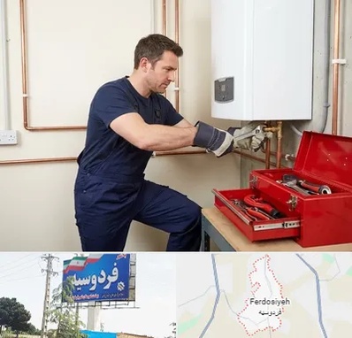 نصب آبگرمکن در فردوسیه شهریار