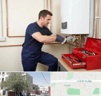 نصب آبگرمکن در طرشت