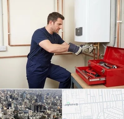 نصب آبگرمکن در جیحون 