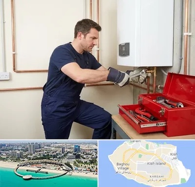 نصب آبگرمکن در کیش