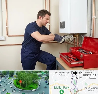 نصب آبگرمکن در تجریش 
