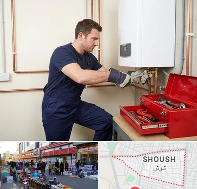 نصب آبگرمکن در شوش