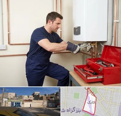 نصب آبگرمکن در اتابک