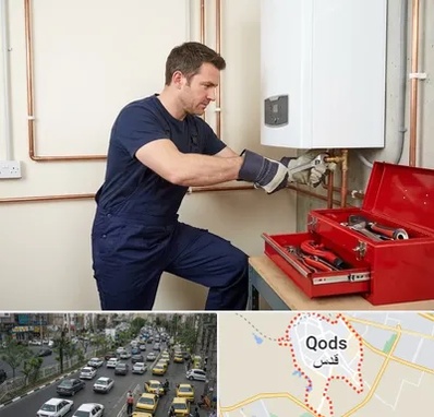 نصب آبگرمکن در شهر قدس