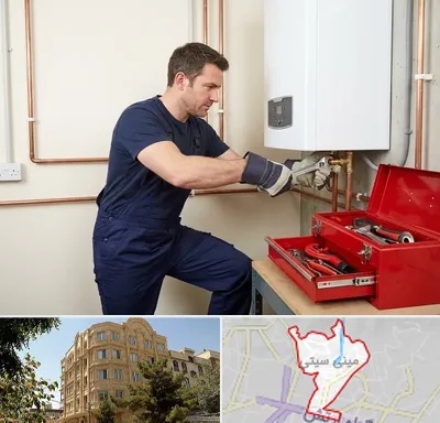 نصب آبگرمکن در مینی سیتی