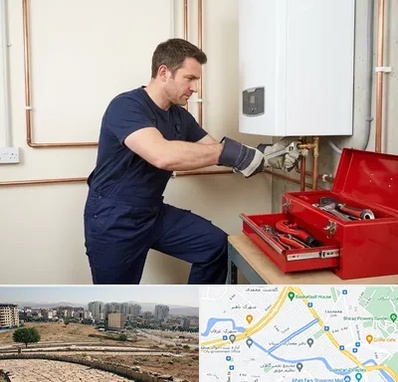 نصب آبگرمکن در کوی وحدت شیراز 