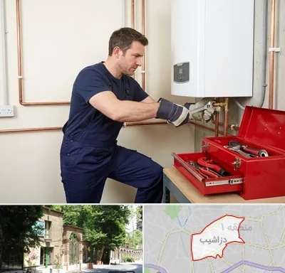 نصب آبگرمکن در دزاشیب