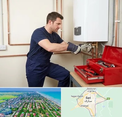 نصب آبگرمکن در ساری