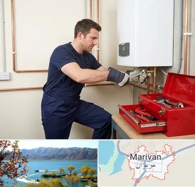 نصب آبگرمکن در مریوان