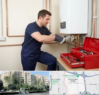 نصب آبگرمکن در آپادانا 