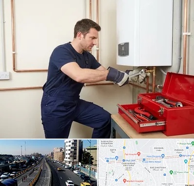 نصب آبگرمکن در پیروزی