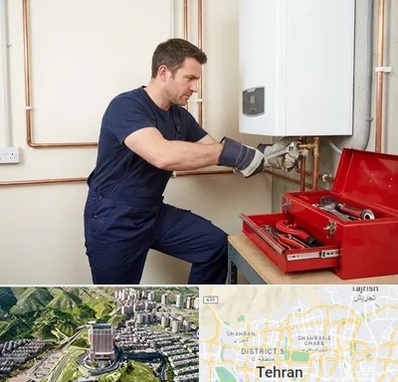 نصب آبگرمکن در شمال تهران 