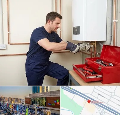 نصب آبگرمکن در لاله پارک تبریز