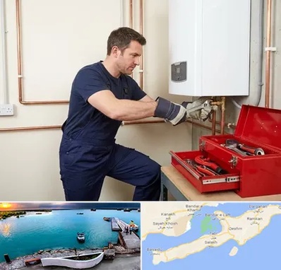 نصب آبگرمکن در قشم