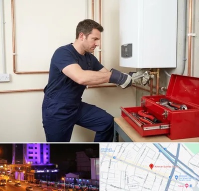 نصب آبگرمکن در آبرسان تبریز 