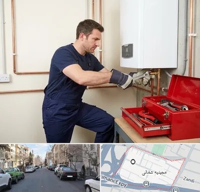 نصب آبگرمکن در مجیدیه شمالی