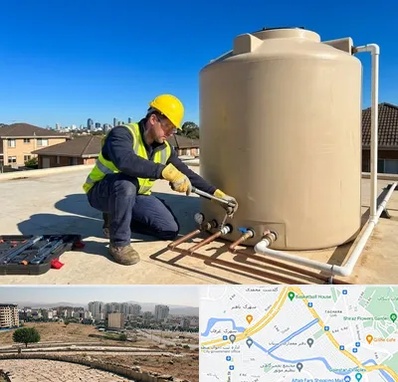 نصب منبع آب در کوی وحدت شیراز 