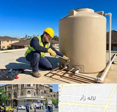 نصب منبع آب در لاله زار