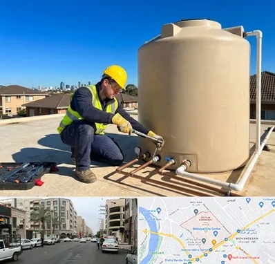 نصب منبع آب در زیتون کارمندی اهواز