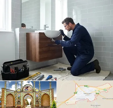 نصب روشویی در سمنان