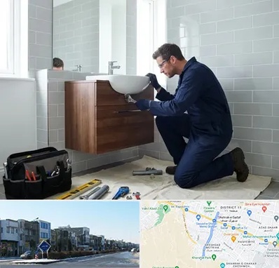 نصب روشویی در شریعتی مشهد