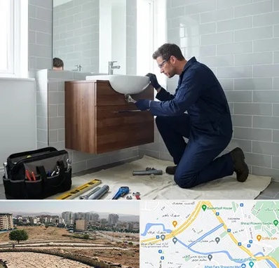 نصب روشویی در کوی وحدت شیراز 