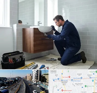 نصب روشویی در پیروزی