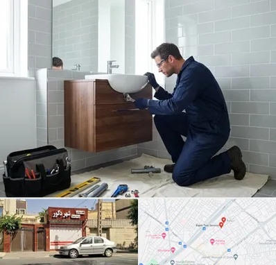 نصب روشویی در باجک قم