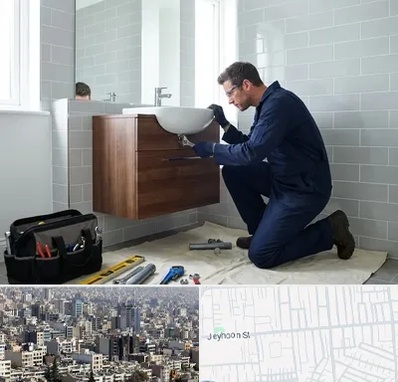 نصب روشویی در جیحون 