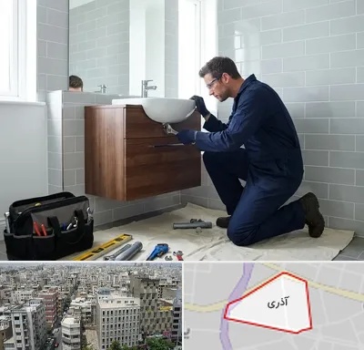 نصب روشویی در آذری