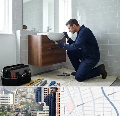 نصب روشویی در خیابان بهشتی 