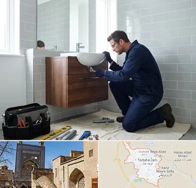 نصب روشویی در تربت جام