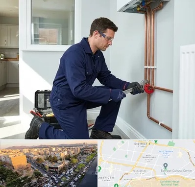 لوله کشی گاز در تهرانپارس
